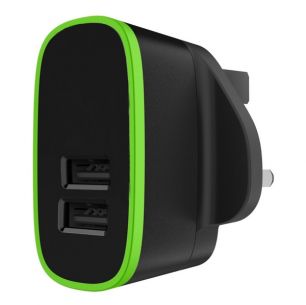 DUAL USB WALL CHARGER 2.1A