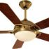 42” COSMO DOME LIGHT FAN ANTIQUE BRASS
