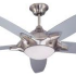 52” STARCHASER CEILING FAN STAINLESS STEEL & SILVER